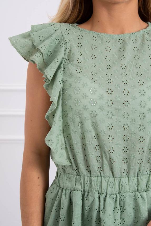 BOHO dámske šaty s volánovou sukňou