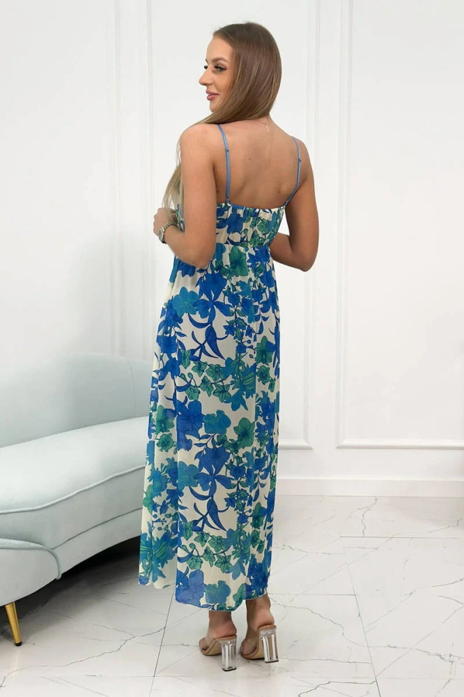 Dlhé letné šaty BLOME blue